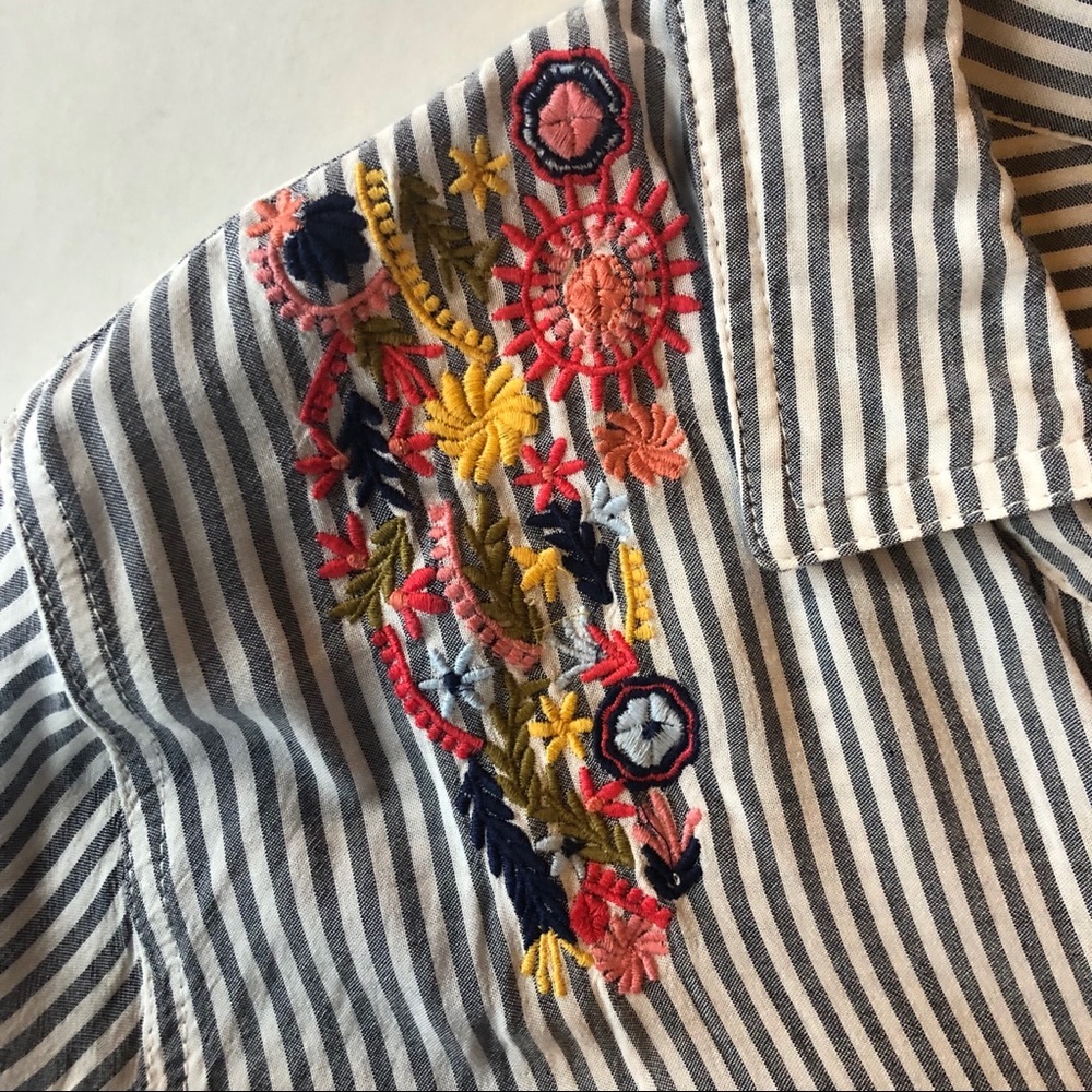 Oversized Button Down Tunic - Picture 2 of 3